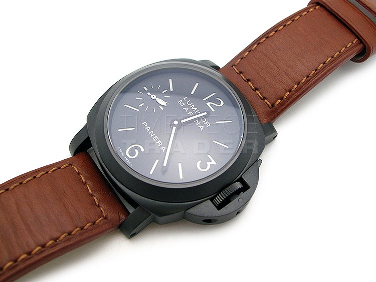replica Panerai Luminor Marina Historic PAM111 PVD Stainless Steel Manual hand-wind WATCHES 8