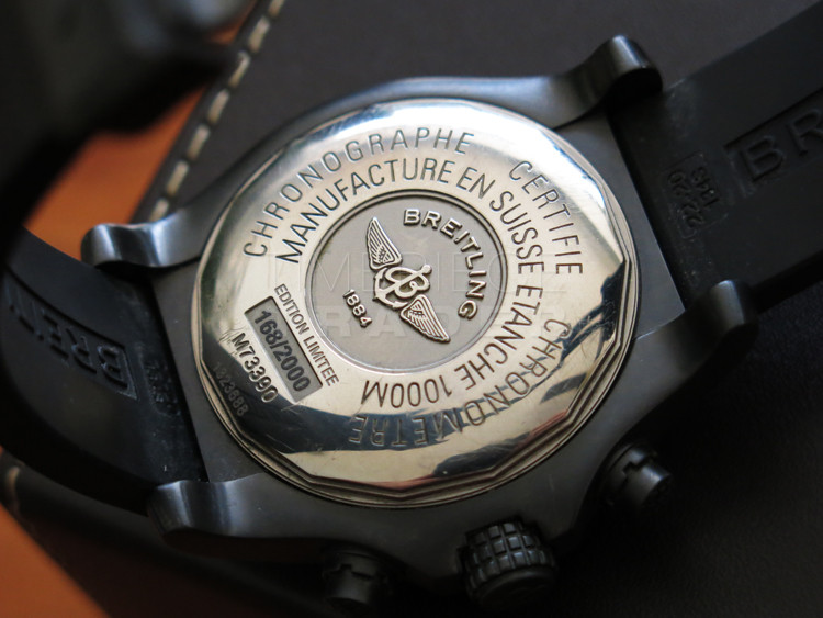 replica Breitling Avenger Seawolf M7339010-BA03-131S Stainless Steel PVD Battery SuperQuartz Chronometer Movement WATCHES 8