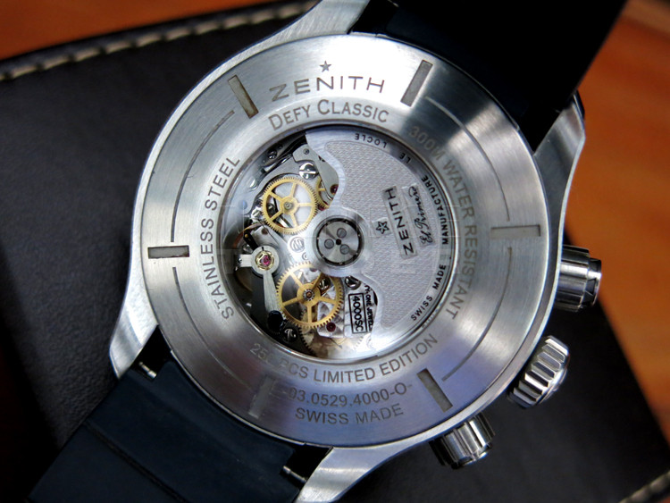 replica Zenith Defy Classic El Primero Sea Chronograph 03.0529.4000/51.R674 Stainless steel Automatic self winding WATCHES 8