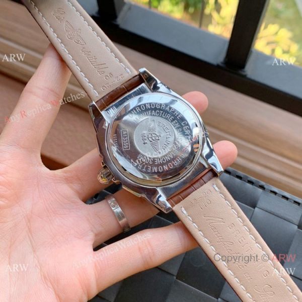 replica Wholesale Copy Breitling Chronomat 01 Rose Gold Dial es WATCHES 8