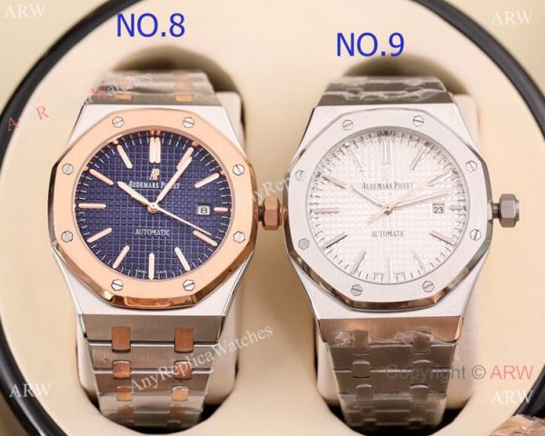 replica Solid Black Audemars Piguet Royal Oak 46mm WATCHES 8