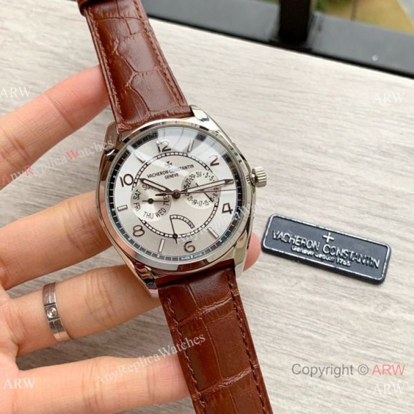 replica New Copy Vacheron Constantin Grand Complications Yellow Gold Silver Dial WATCHES 8
