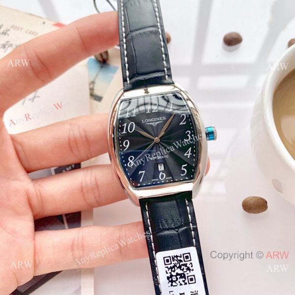 replica High Quality Longines Quartz Rose Gold Arabic Markers WATCHES 8