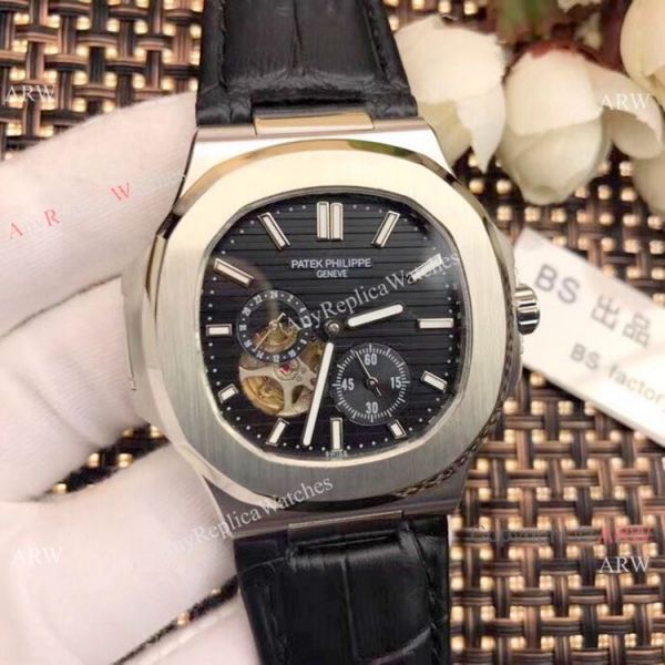 replica Patek Philippe Tourbillon Nautilus Stainless Steel es 42mm WATCHES 8
