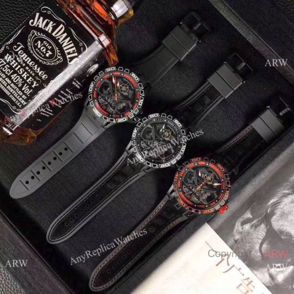 replica Copy Roger Dubuis Excalibur Lamborghini Huracan Extra Large Face Mens es WATCHES 8