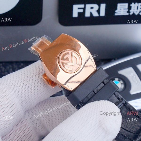 replica Best Franck Muller Vanguard Yachting v45 es Rose Gold Dial WATCHES 8