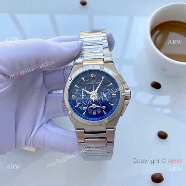 replica Wholesale Copy IWC Aquatimer Rose Gold Skeleton Dial es WATCHES 8