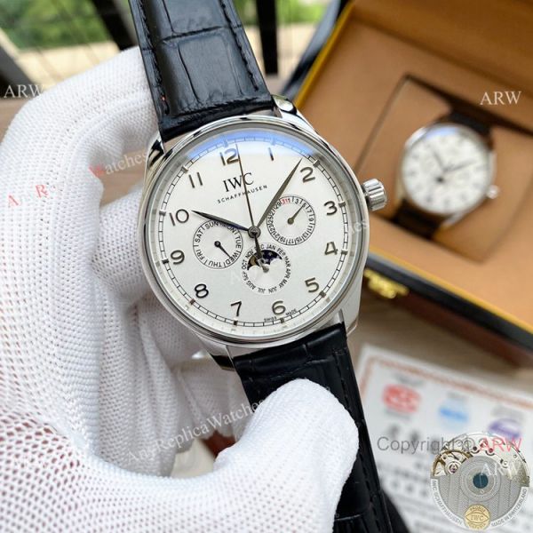 replica 2020 New! IWC Portugieser Perpetual Calendar es Rose Gold WATCHES 8