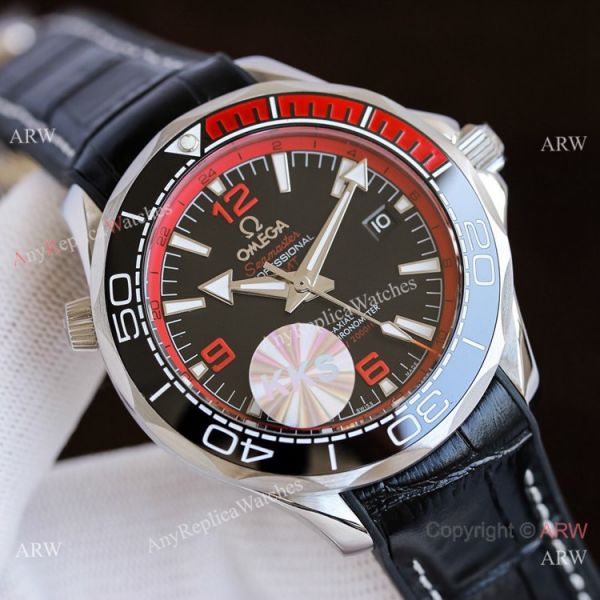 replica Best Quality Omega Seamaster Planet Ocean Automatic es Gray Face WATCHES 8
